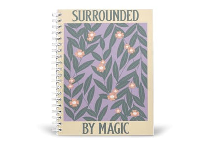 Art to Doors | Surrounded By Magic | Spiral Notebooks | A5 Size Paper | 120 Pages | 70 GSM Paper | Attractive Cover Designs