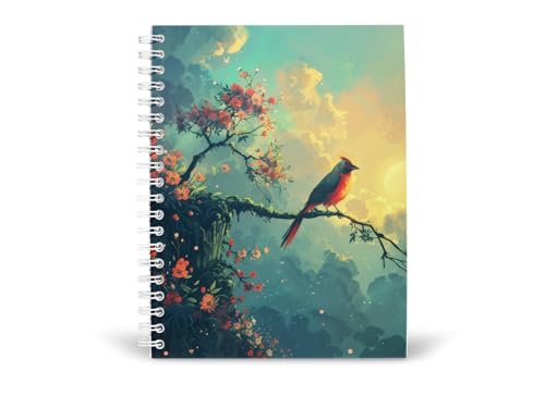 Art to Doors | Secret Sanctuary | Spiral Notebooks | A5 Size Paper | 120 Pages | 70 GSM Paper | Attractive Cover Designs