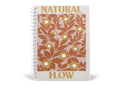 Art to Doors | Natural Flow | Spiral Notebooks | A5 Size Paper | 120 Pages | 70 GSM Paper | Attractive Cover Designs