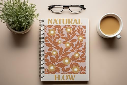 Art to Doors | Natural Flow | Spiral Notebooks | A5 Size Paper | 120 Pages | 70 GSM Paper | Attractive Cover Designs