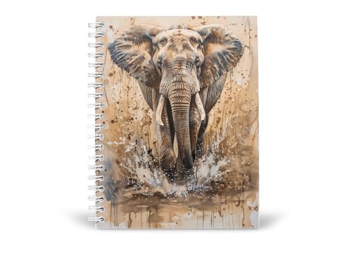 Art to Doors | Majestic March | Spiral Notebooks | A5 Size Paper | 120 Pages | 70 GSM Paper | Attractive Cover Designs