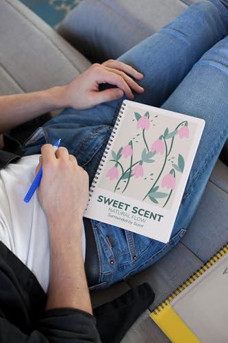 Art to Doors | Sweet Scent | Spiral Notebooks | A5 Size Paper | 120 Pages | 70 GSM Paper | Attractive Cover Designs