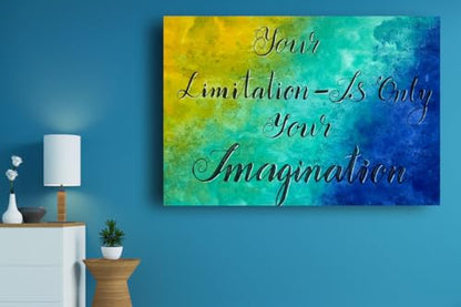 Art to Doors | Motivational Line | Artist Akanksha Jain | Horizontal | Art Print | Home Decor | Wall Decor | Gift Items | Wall Art | Canvas Frame