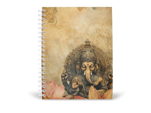 Art to Doors | The Wisdom Bringer | Spiral Notebooks | A5 Size Paper | 120 Pages | 70 GSM Paper | Attractive Cover Designs