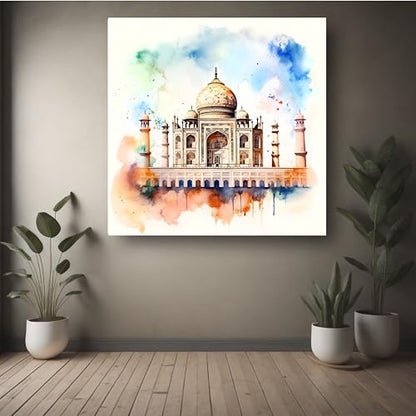 Art to Doors | Marble Majesty | Square | Art Print | Home Decor | Wall Decor | Gifts for Women | Gifts for Men | Canvas Frame |