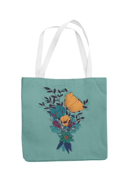 Art to Doors | Teal Oasis | Tote Bags | Shopping Bag For Grocery | Aesthetic Carry Bag | Tote Bag for Shopping, Travel, office & beach bags for women