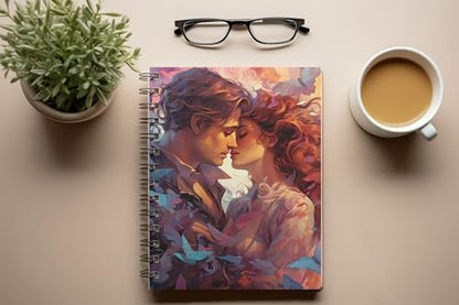 Art to Doors | Surrounded by Love | Spiral Notebooks | A5 Size Paper | 120 Pages | 70 GSM Paper | Attractive Cover Designs