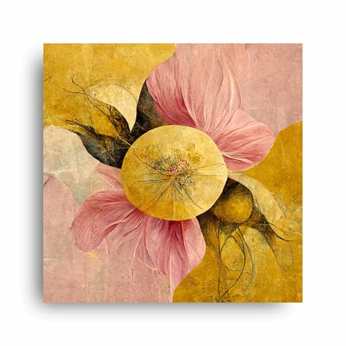 Art to Doors | Golden Bloom | Square | Art Print | Home Decor | Wall Decor | Gifts for Women | Gifts for Men | Wall Art |