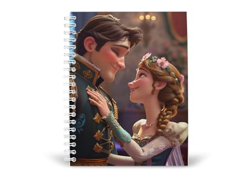 Art to Doors | Arendelle's Secret | Spiral Notebooks | A5 Size Paper | 120 Pages | 70 GSM Paper | Attractive Cover Designs