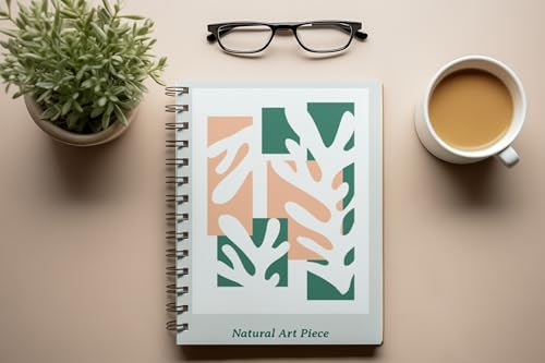 Art to Doors | Natural Art Piece | Spiral Notebooks | A5 Size Paper | 120 Pages | 70 GSM Paper | Attractive Cover Designs