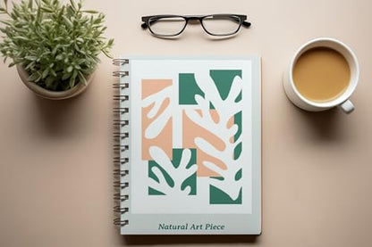 Art to Doors | Natural Art Piece | Spiral Notebooks | A5 Size Paper | 120 Pages | 70 GSM Paper | Attractive Cover Designs