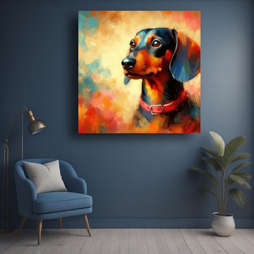 Art to Doors | Interactive Dog Art | Square | Art Print | Home Decor | Wall Decor | Gifts for Women | Gifts for Men | Gift Items | Wall Art