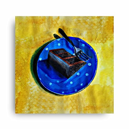 Art to Doors | Chocolate Reverie | Square | Artist Prerna Ajwani | Home Decor | Wall Art | Gifts for Women | Gifts for Men | Canvas Frame