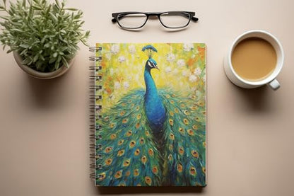 Art to Doors | Opulent MajestyUp | Spiral Notebooks | A5 Size Paper | 120 Pages | 70 GSM Paper | Attractive Cover Designs