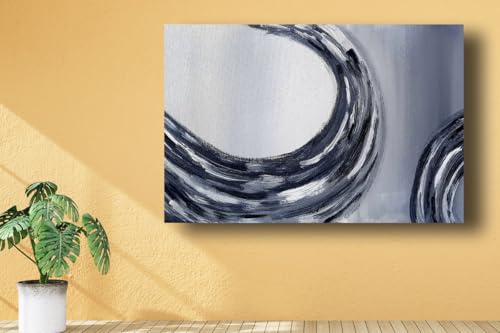 Art to Doors | Mighty Wave Swirls | Artist Nandita Venkatraman | Horizontal | Art Print | Home Decor | Wall Decor | Gift Items | Wall Art