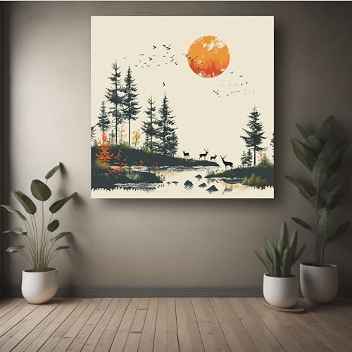 Art to Doors | Forest's Embrace | Square | Art Print | Home Decor | Wall Decor | Gifts for Women | Gifts for Men | Wall Art |