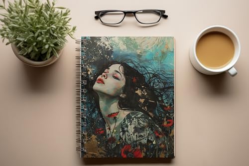 Art to Doors | Aquatic Beauty | Spiral Notebooks | A5 Size Paper | 120 Pages | 70 GSM Paper | Attractive Cover Designs