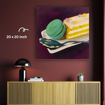 Art to Doors | Desserts And Delight | Artist Uthiraa Mahalingam | Square | Art Prints | Home Decor | Gift Items | Wall Art | Canvas Frame