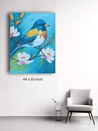 Art to Doors | Bird Acrylic Painting | Artist Mayuri Verma | Vertical | Art Prints | Home Decor | Wall Decor | Gift Items | Wall Art