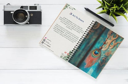 Art to Doors | Heirloom | Spiral Notebooks | A5 Size Paper | 120 Pages | 70 GSM Paper | Attractive Cover Designs