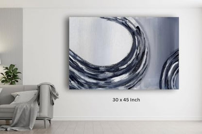 Art to Doors | Mighty Wave Swirls | Artist Nandita Venkatraman | Horizontal | Art Print | Home Decor | Wall Decor | Gift Items | Wall Art