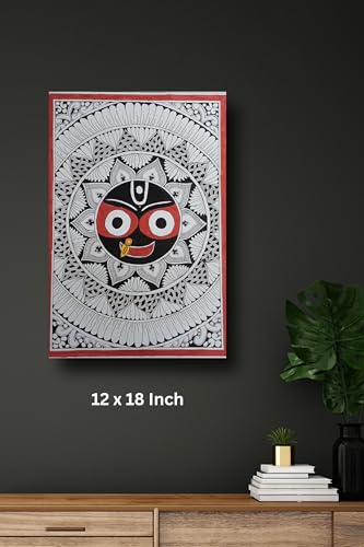 Art to Doors | Jai Jagannath | Artist Anjali Shrivastava | Vertical | Art Prints | Home Decor | Wall Art | Gift Items | Canvas Frame