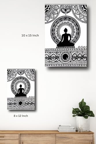 Art to Doors | Peace Of Mind | Artist Manideepthi Boddapati | Vertical | Art Prints | Home Decor | Wall Art | Gift Items | Canvas Frame