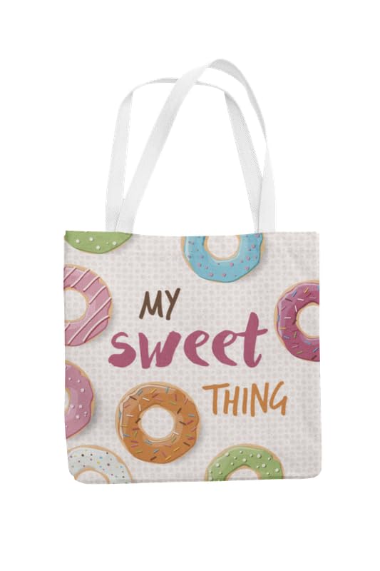 Art to Doors | My Sweet Thing | Tote Bags | Shopping Bag For Grocery | Aesthetic Carry Bag | Tote Bag for Shopping, Travel, office & beach bags for women