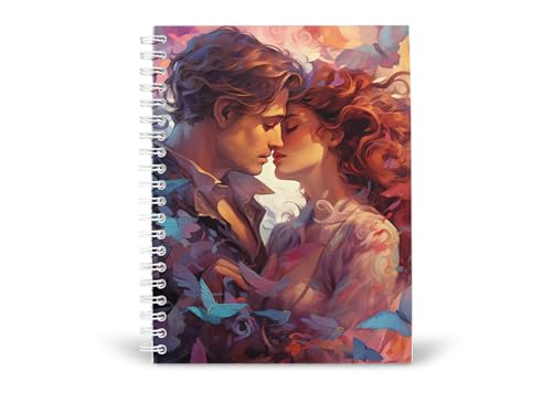 Art to Doors | Surrounded by Love | Spiral Notebooks | A5 Size Paper | 120 Pages | 70 GSM Paper | Attractive Cover Designs