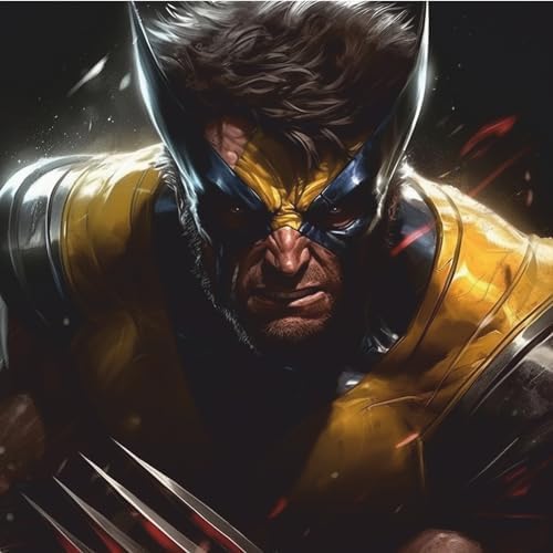 Art to Doors Claws Unleashed: A Dynamic Wolverine Illustration