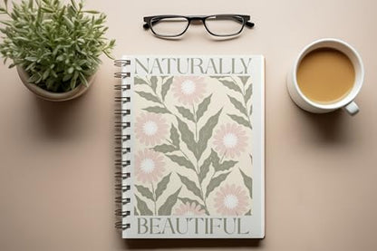 Art to Doors | Naturally Beautiful | Spiral Notebooks | A5 Size Paper | 120 Pages | 70 GSM Paper | Attractive Cover Designs