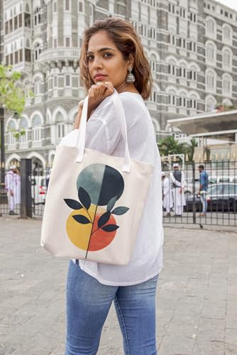 Art to Doors | Blue Branch Bloom | Tote Bags | Shopping Bag For Grocery | Aesthetic Carry Bag | Tote Bag for Shopping, Travel, office & beach bags for women