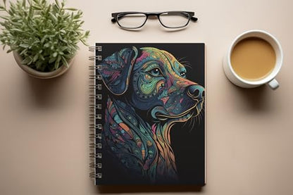 Art to Doors | Chromatic Companion | Spiral Notebooks | A5 Size Paper | 120 Pages | 70 GSM Paper | Attractive Cover Designs