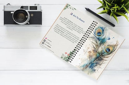 Art to Doors | A Touch of Royalty | Spiral Notebooks | A5 Size Paper | 120 Pages | 70 GSM Paper | Attractive Cover Designs