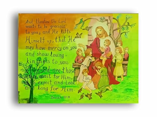 Art to Doors | A Day With Jesus | Artist Lovina Cano | Horizontal | Art Prints | Home Decor | Wall Decor | Gift Items | Wall Art