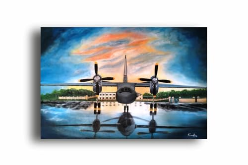 Art to Doors | Aircraft An - 32 | Artist Sudesh Kundley | Horizontal | Art Prints | Home Decor | Wall Decor | Gift Items | Wall Art | Canvas Frame