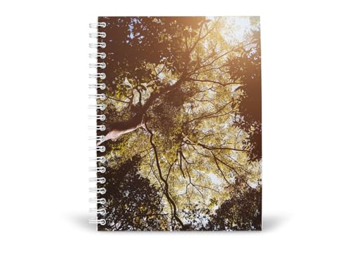 Art to Doors | Colorful Canopy | Spiral Notebooks | A5 Size Paper | 120 Pages | 70 GSM Paper | Attractive Cover Designs