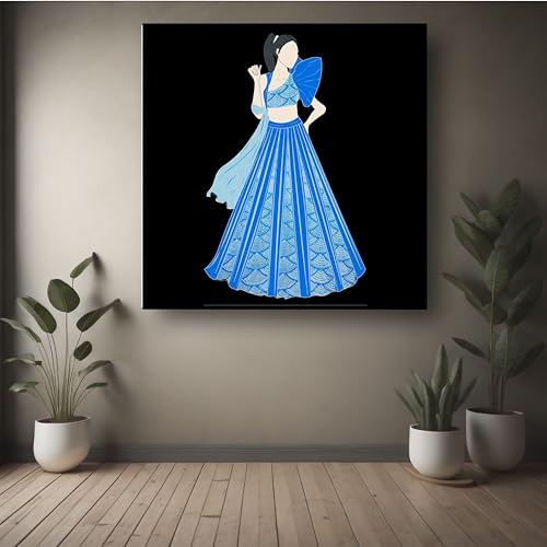 Art to Doors | Peacock Fairy | Square | Artist Surbhi Sonarkar | Home Decor | Wall Art | Gifts for Women | Gifts for Men | Canvas Frame