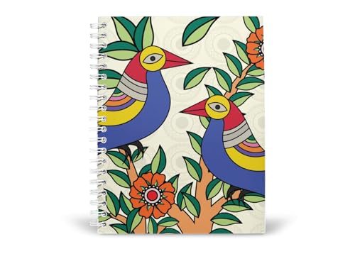 Art to Doors | Chromatic Companion | Spiral Notebooks | A5 Size Paper | 120 Pages | 70 GSM Paper | Attractive Cover Designs