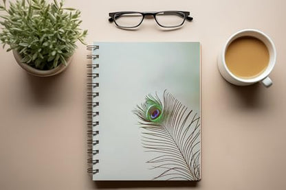 Art to Doors | Feathered Beauty | Spiral Notebooks | A5 Size Paper | 120 Pages | 70 GSM Paper | Attractive Cover Designs