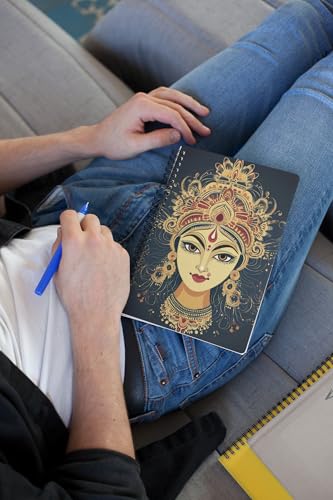 Art to Doors | Goddess Journal | Spiral Notebooks | A5 Size Paper | 120 Pages | 70 GSM Paper | Attractive Cover Designs