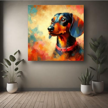 Art to Doors | Interactive Dog Art | Square | Art Print | Home Decor | Wall Decor | Gifts for Women | Gifts for Men | Gift Items | Wall Art