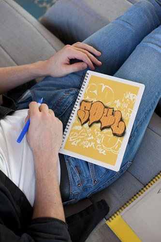 Art to Doors | Soul Graffiti | Spiral Notebooks | A5 Size Paper | 120 Pages | 70 GSM Paper | Attractive Cover Designs