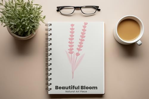 Art to Doors | Beautiful Bloom | Spiral Notebooks | A5 Size Paper | 120 Pages | 70 GSM Paper | Attractive Cover Designs