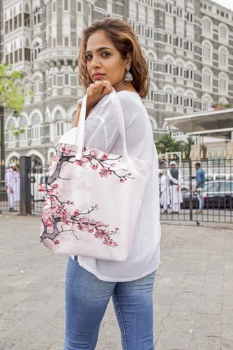 Art to Doors | Sakura Dreams | Tote Bags | Shopping Bag For Grocery | Aesthetic Carry Bag | Tote Bag for Shopping, Travel, office & beach bags for women