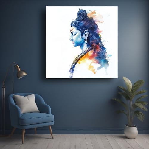 Art to Doors | Divine Lord Shiva Idol Art | Square | Art Print | Home Decor | Wall Decor | Gifts for Women | Gifts for Men | Gift Items | Wall Art