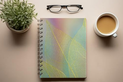 Art to Doors | Golden Veins | Spiral Notebooks | A5 Size Paper | 120 Pages | 70 GSM Paper | Attractive Cover Designs