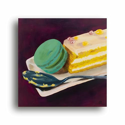 Art to Doors | Desserts And Delight | Artist Uthiraa Mahalingam | Square | Art Prints | Home Decor | Gift Items | Wall Art | Canvas Frame