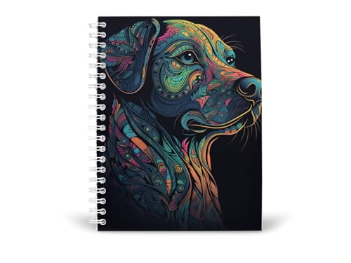 Art to Doors | Chromatic Companion | Spiral Notebooks | A5 Size Paper | 120 Pages | 70 GSM Paper | Attractive Cover Designs