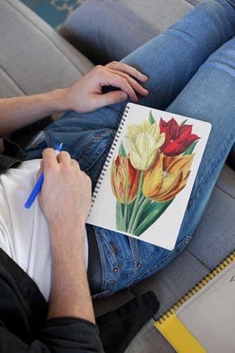 Art to Doors | Springtime Blooms | Spiral Notebooks | A5 Size Paper | 120 Pages | 70 GSM Paper | Attractive Cover Designs